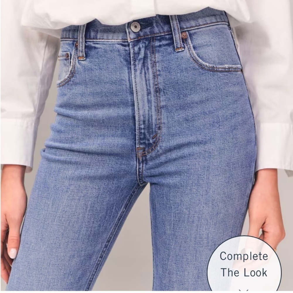 Ultra High Rise Ankle Straight Jean - Picture 6 of 16